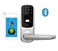 Cerradura Inteligente con Bluetooth, Huella Digital y Pantalla Táctil